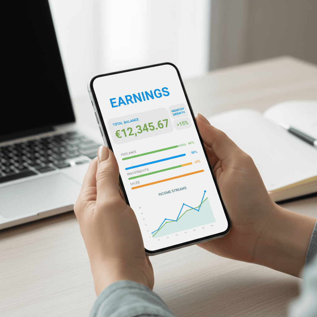 Earnings dashboard showing transparent payment details